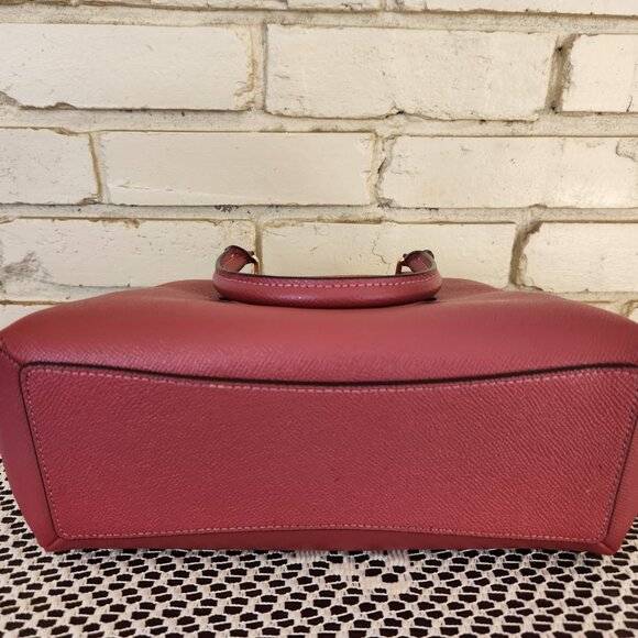 Like New Coach Sage Pink Leather Shoulder Bag Pure - Picture 11 of 15